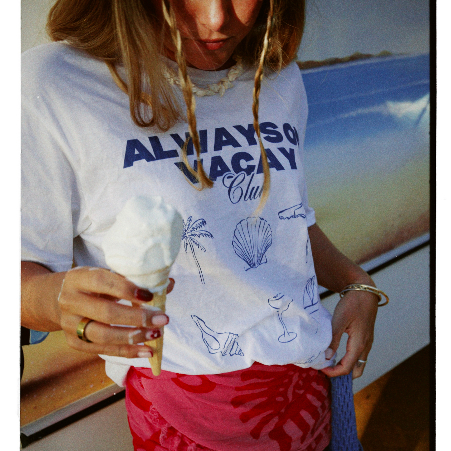 Always On Vacay Club Tee