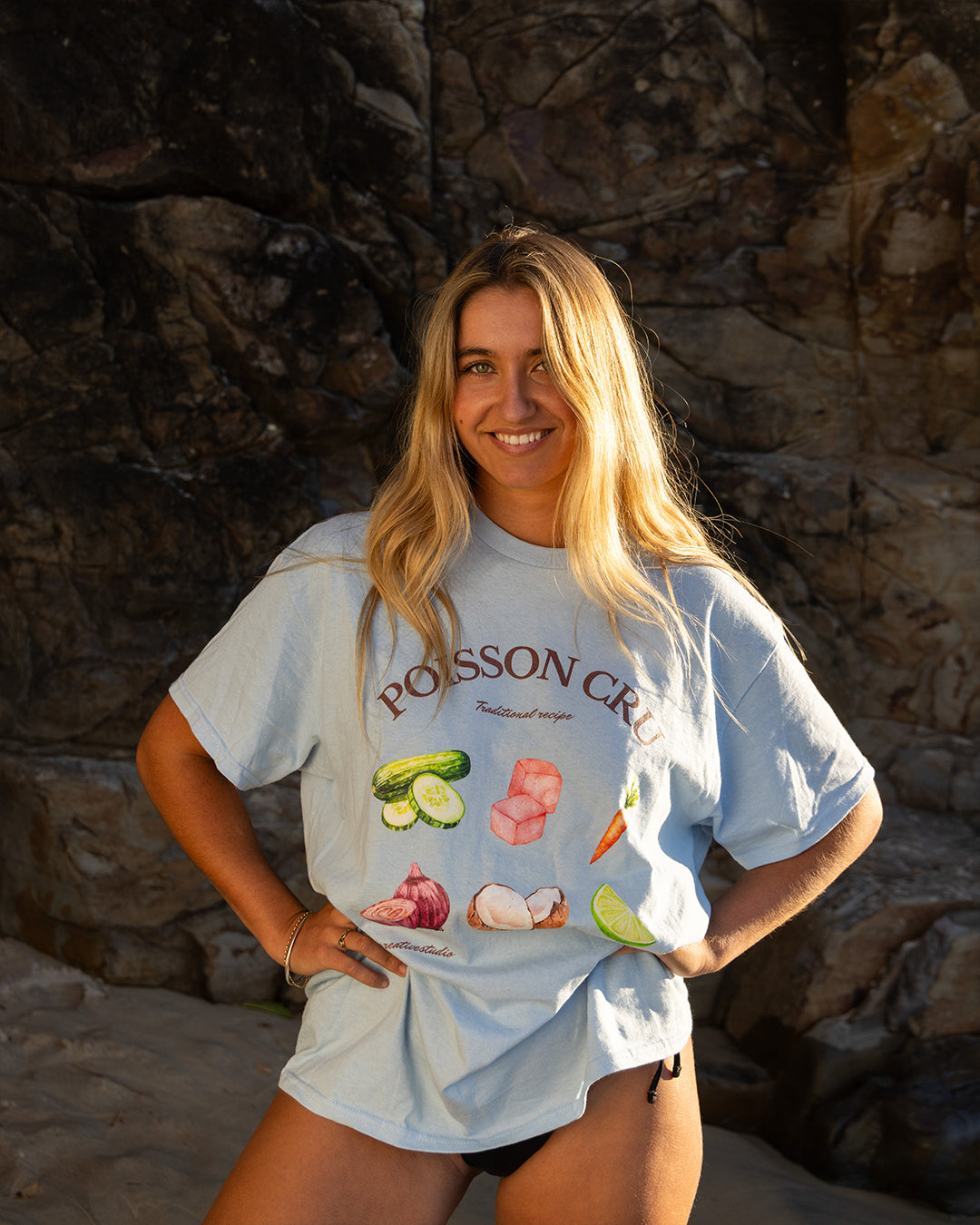 Poisson Cru Oversized Tee
