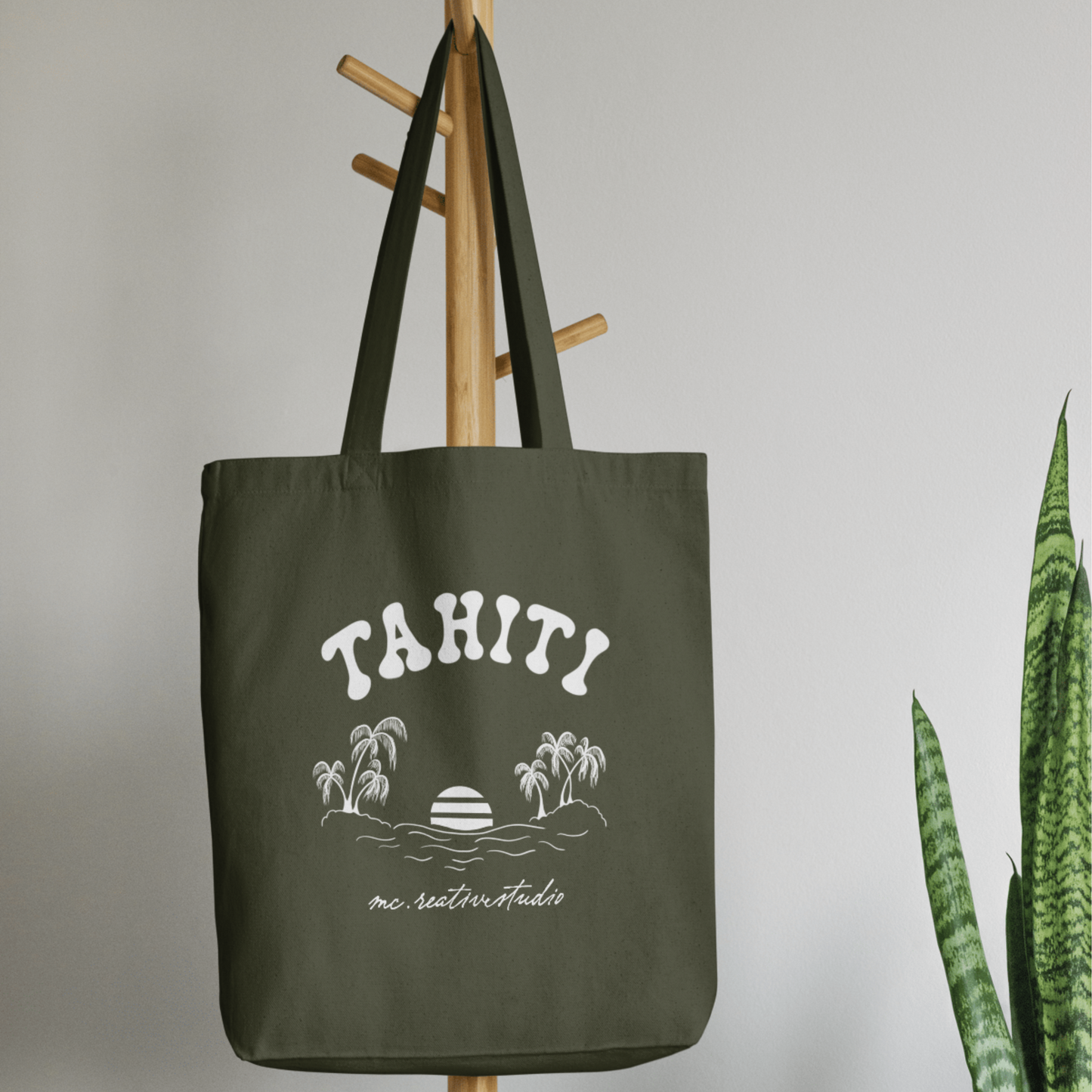 Tahiti Vintage Tote Bag