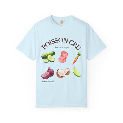 POISSON CRU Garment-Dyed T-shirt