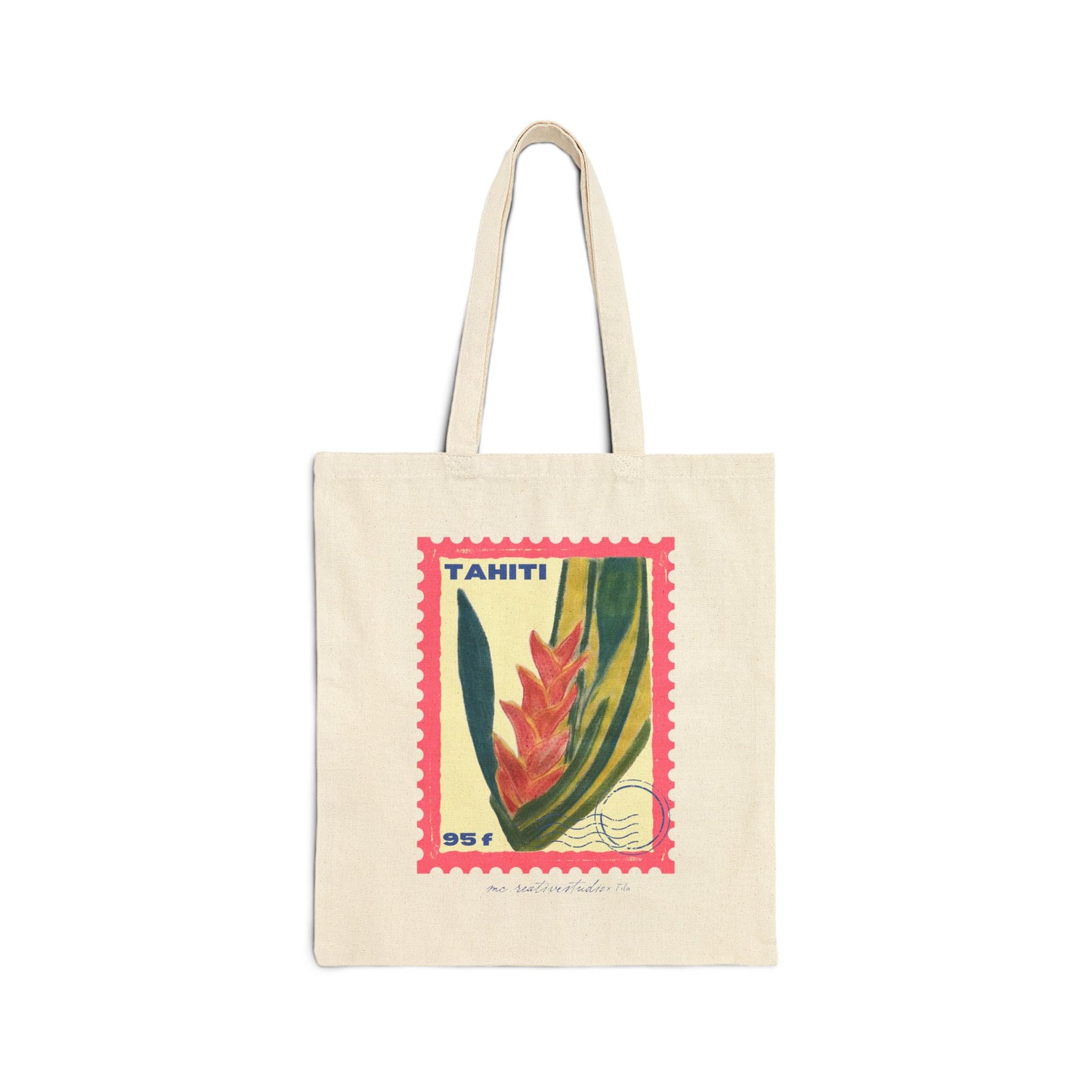 TEST Tahiti Stamp Tote