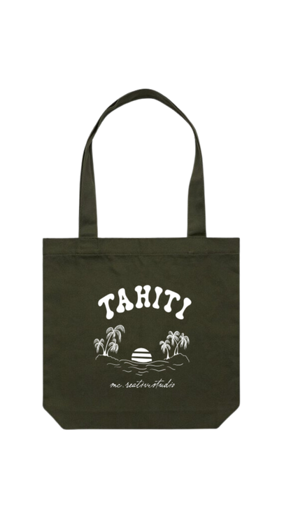 Tahiti Vintage Tote Bag