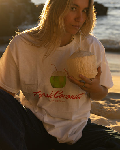 Fresh Coconut Oversized Tee